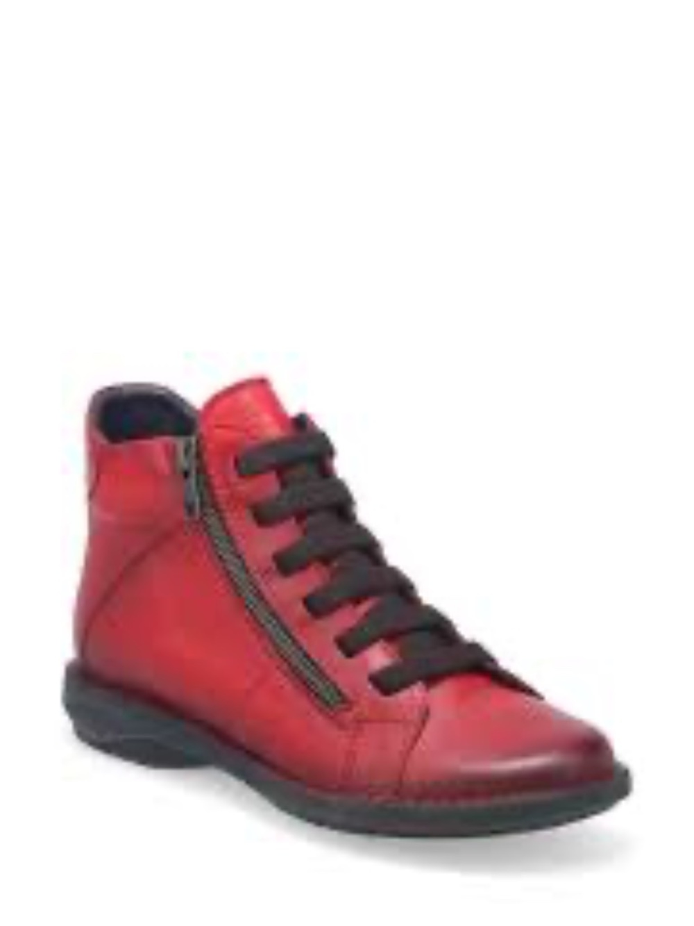 Miz Mooz Preslee Red Antique Leather Boots Size EU41/US 9-9.5
